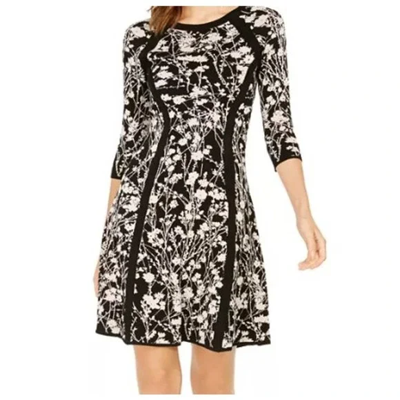 Taylor | Dresses | Taylor Knit A Line Sweater Dress Medium | Poshmark